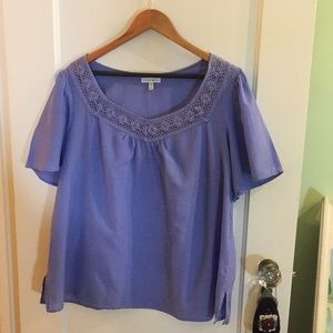 Adorable cotton rayon summer blouse.